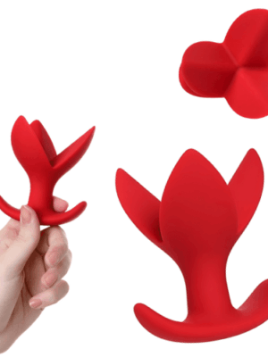 Flower Genişleyen 9cm Kırmızı Anal Plug