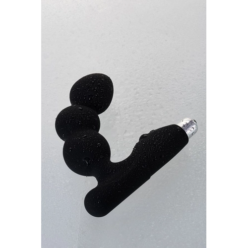 Fourth Anal Plug,P-Noktası Uyarımı – 12 cm Siyah Silikon - Görsel 13