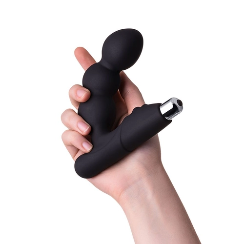 Fourth Anal Plug,P-Noktası Uyarımı – 12 cm Siyah Silikon - Görsel 2