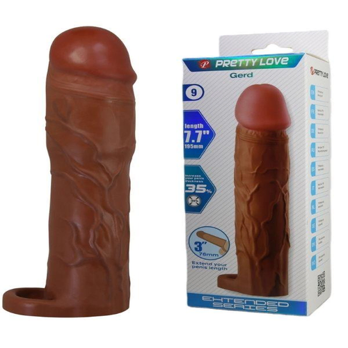 Gred 76MM Dolgulu Premium Melez Penis Kılıfı