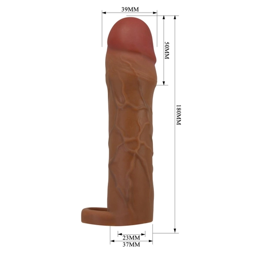 Hani 5cm Dolgulu Premium Melez Penis Kılıfı - Görsel 2