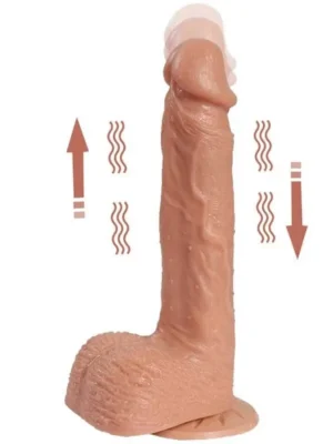 Hareketli şarjlı vibratör 21cm