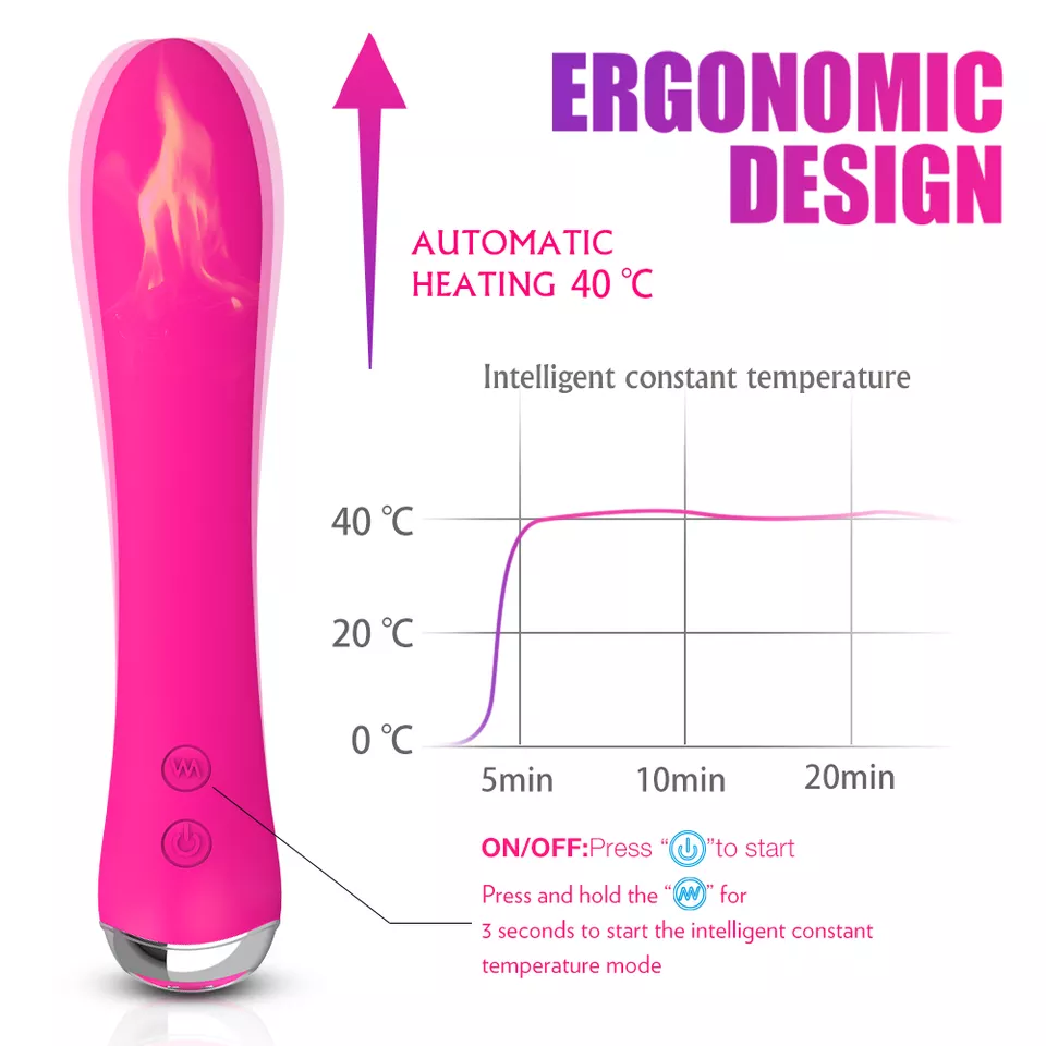 Isıtmalı Şarjlı Anal Vibratör - Görsel 2