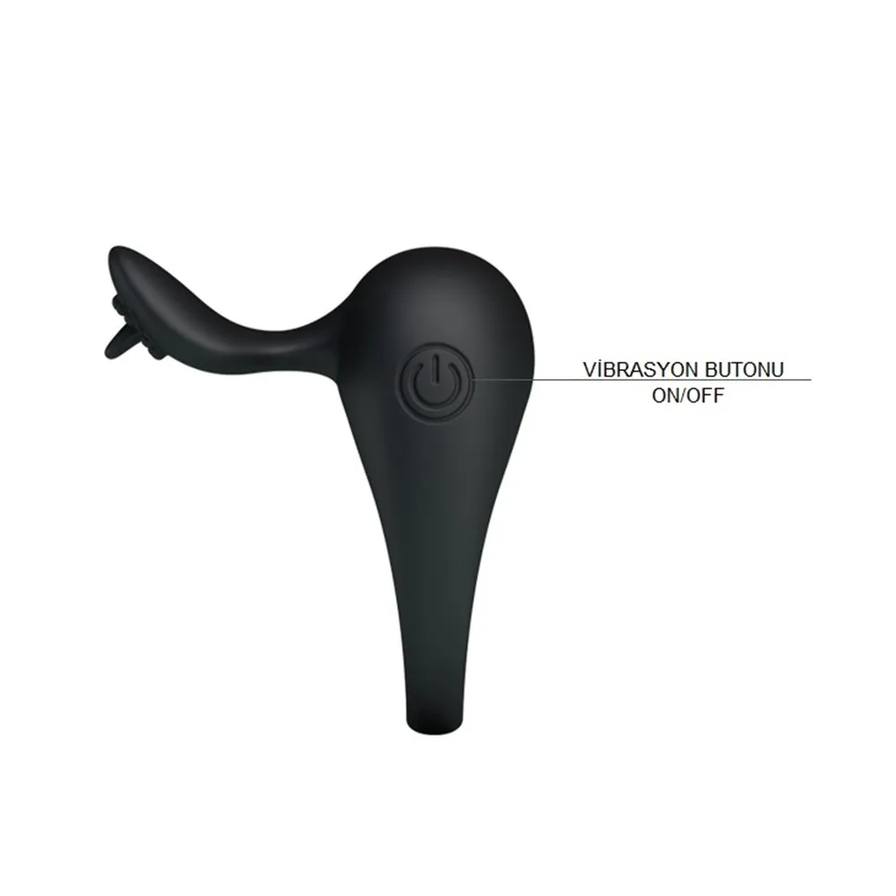 Klitoral Uyarıcılı Penis Halkası - Görsel 4