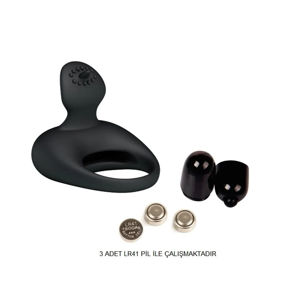 Klitoral Uyarıcılı Penis Halkası - Görsel 5
