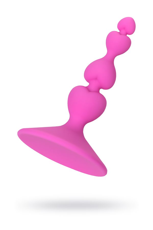 Loverty 8cm Kalp Desenli Pembe Anal Plug - Görsel 3