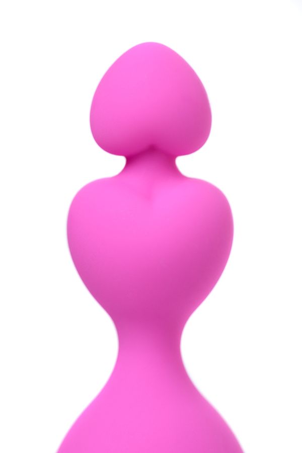 Loverty 8cm Kalp Desenli Pembe Anal Plug - Görsel 4