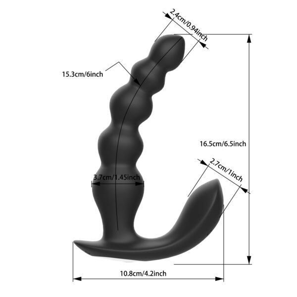 Anal Prostat Vibratörü, Modern Tasarım, Uzaktan Kumandalı, MY-701 - Görsel 2