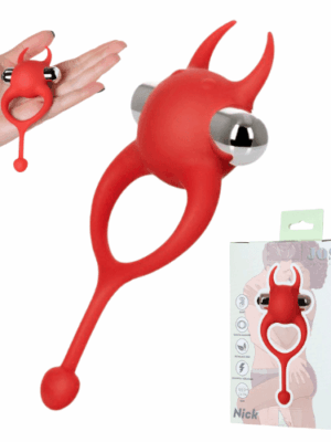 NİCK Kuyruklu Kırmızı Penis Halkası