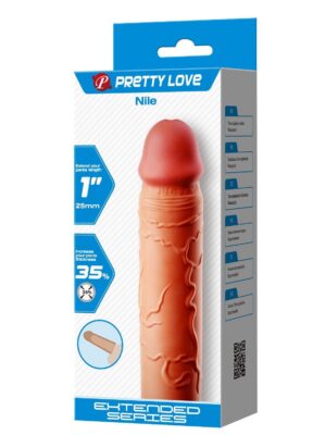 Nile 25MM Dolgulu Premium Melez Penis Kılıfı