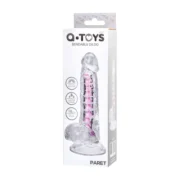 Paret Jel Dildo Şeffaf 18cm