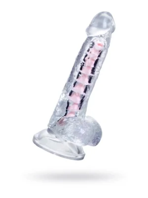 Paret Jel Dildo Şeffaf 18cm