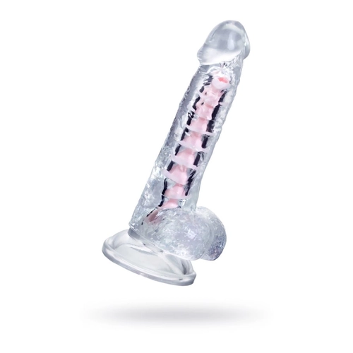 Paret Jel Dildo Şeffaf 18cm