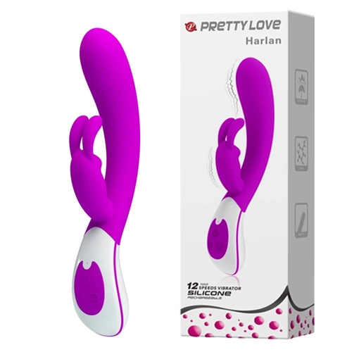 Pertty Love Harlan 12 Fonksiyonlu Klitoris Uyarıcılı Tavşan Vibratör - Görsel 10