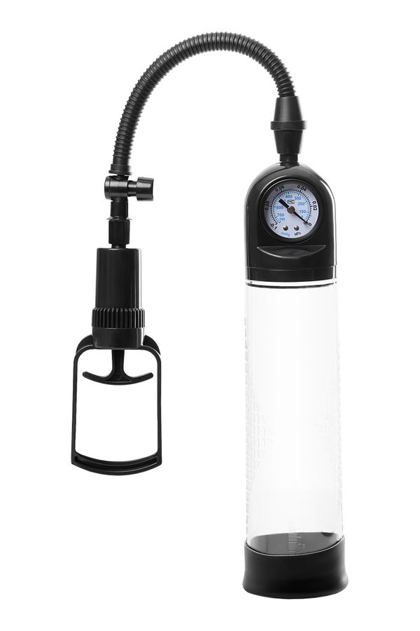 Pistonlu 20cm Şeffaf Penis Pompası - Görsel 8
