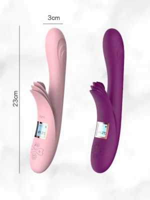 LCD Ekran Şarjlı 10 Mod Isıtmalı Vibratör