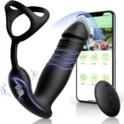 İleri geri hareketli Telefon uygulamalı Anal Vibratör