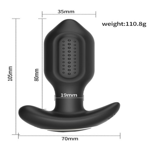 Sledgehammer Swing Telefon Kontrollü Anal Plug - Görsel 2
