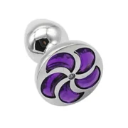 Taşlı Çelik Anal Plug 11cm