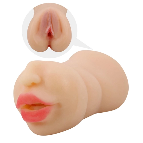 Ten Rengi Suni Oral & Vajinal Mastürbatör - Görsel 2