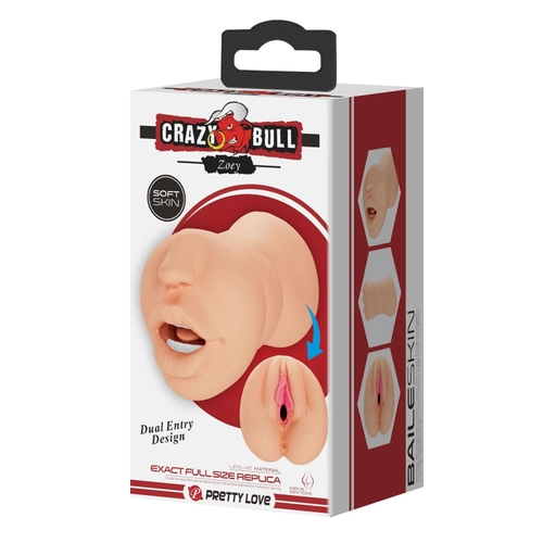 Ten Rengi Suni Oral & Vajinal Mastürbatör