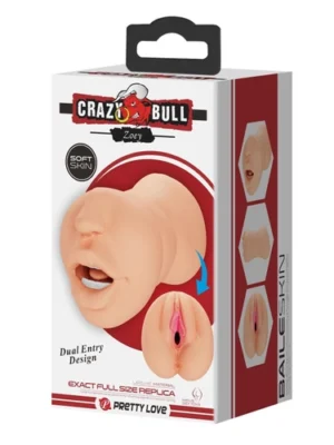 Ten Rengi Suni Oral & Vajinal Mastürbatör