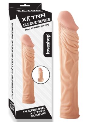 Ten hissi veren 19 cm penis kılıfı