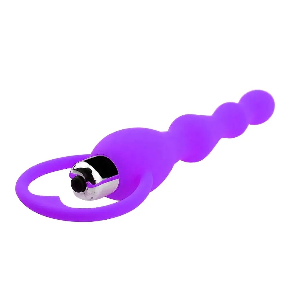 Titreşimli Pembe Silikon Anal Plug - Görsel 4
