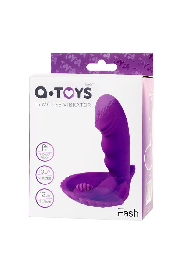 Toyfa 12cm Klitoral Uyarıcı Mor Vibratör - Görsel 6