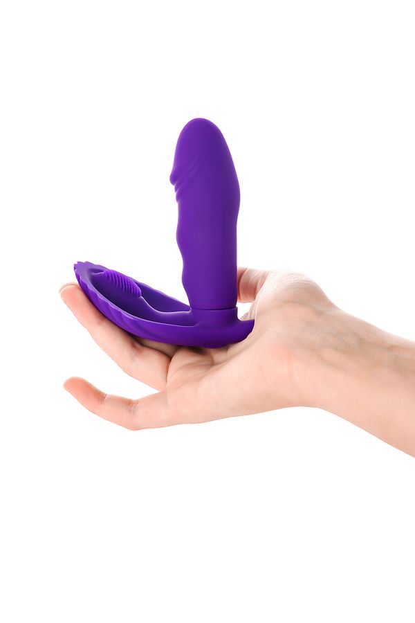 Toyfa 12cm Klitoral Uyarıcı Mor Vibratör - Görsel 2