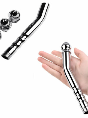 Toyfa 3'Başlıklı Metal Anal Duş Seti