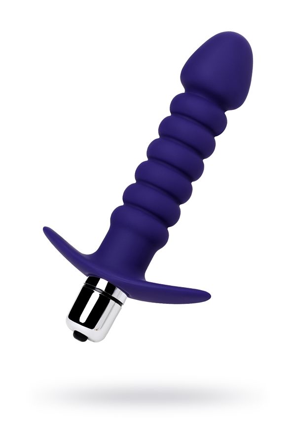 Toyfa Condal Titreşimli 14cm Mor Anal Plug - Görsel 3