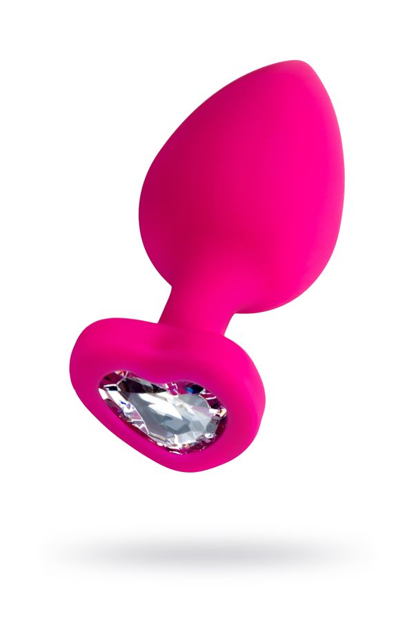 Toyfa Elmas Kalp 10cm Pembe Anal Plug - Görsel 2