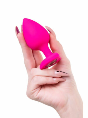 Toyfa Elmas Kalp 10cm Pembe Anal Plug