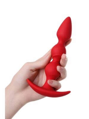 Toyfa Trio Şeytansı Kırmızı 16cm Anal Plug