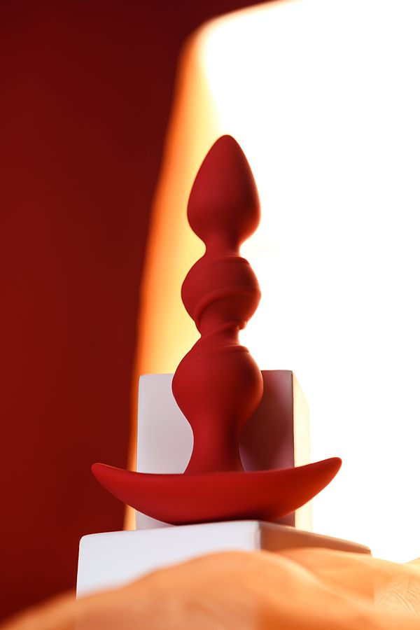 Toyfa Trio Şeytansı Kırmızı 16cm Anal Plug