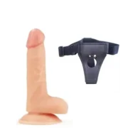 Ultra Soft Dude Kemerli 18 cm Dildo