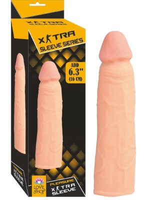 Uzatmalı Ten Penis Kılıfı 16CM