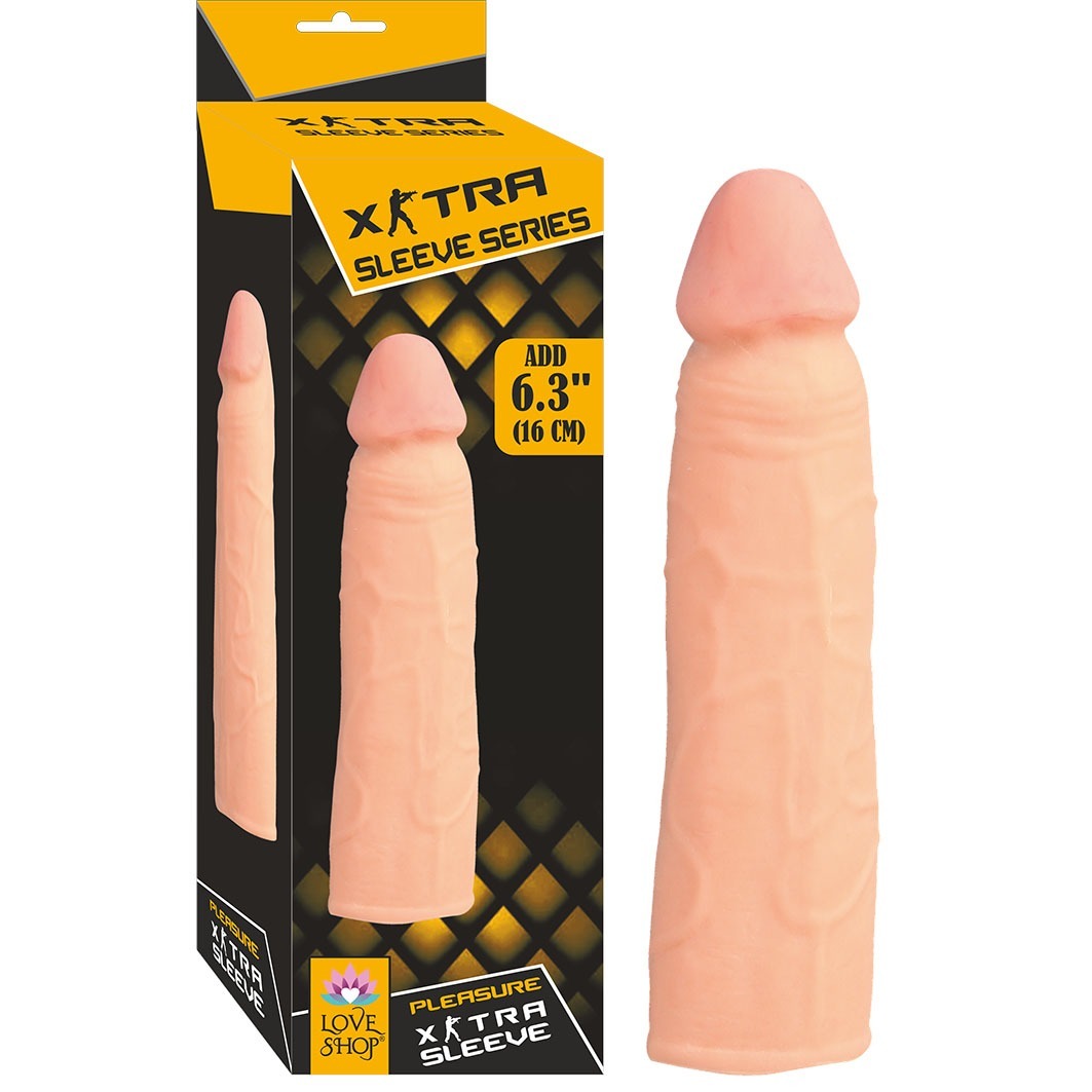 Uzatmalı Ten Penis Kılıfı 16CM
