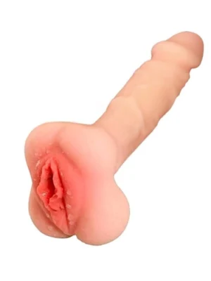 Vajina Girişli Realistik Penis Kılıfı Mastürbatör