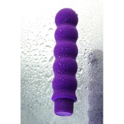 Wavvy Vibratör – 17 cm, Silikon, Mor
