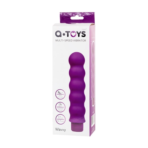 Wavvy Vibratör – 17 cm Silikon Mor - Görsel 7