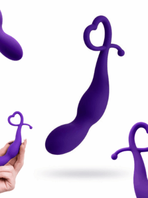 Wlap Dalgalı 16cm Mor Anal Plug