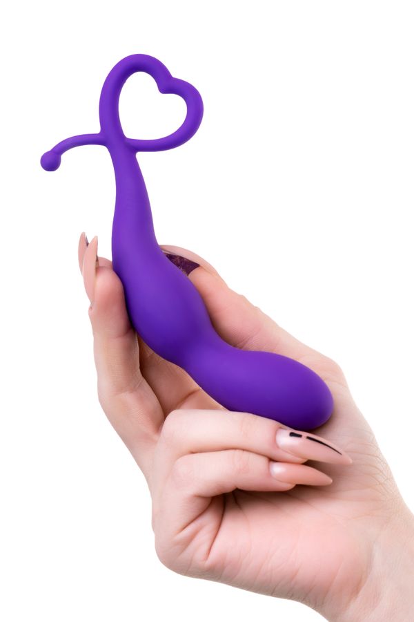 Wlap Dalgalı 16cm Mor Anal Plug - Görsel 3