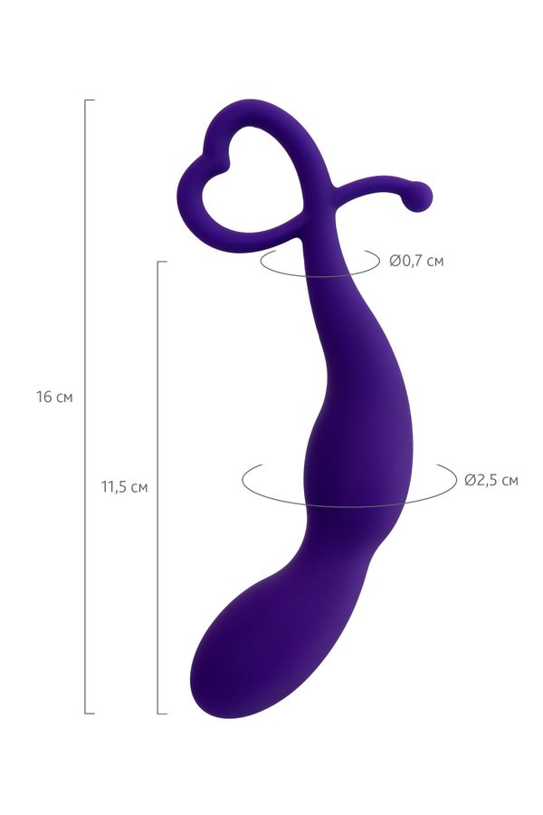Wlap Dalgalı 16cm Mor Anal Plug