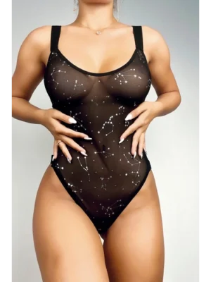 Yıldız Detaylı Fantazi Body