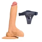 Adams Et dokulu Kemerli dildo