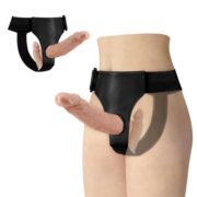 Belden Bağlamalı Çift Taraflı Strapon Penis
