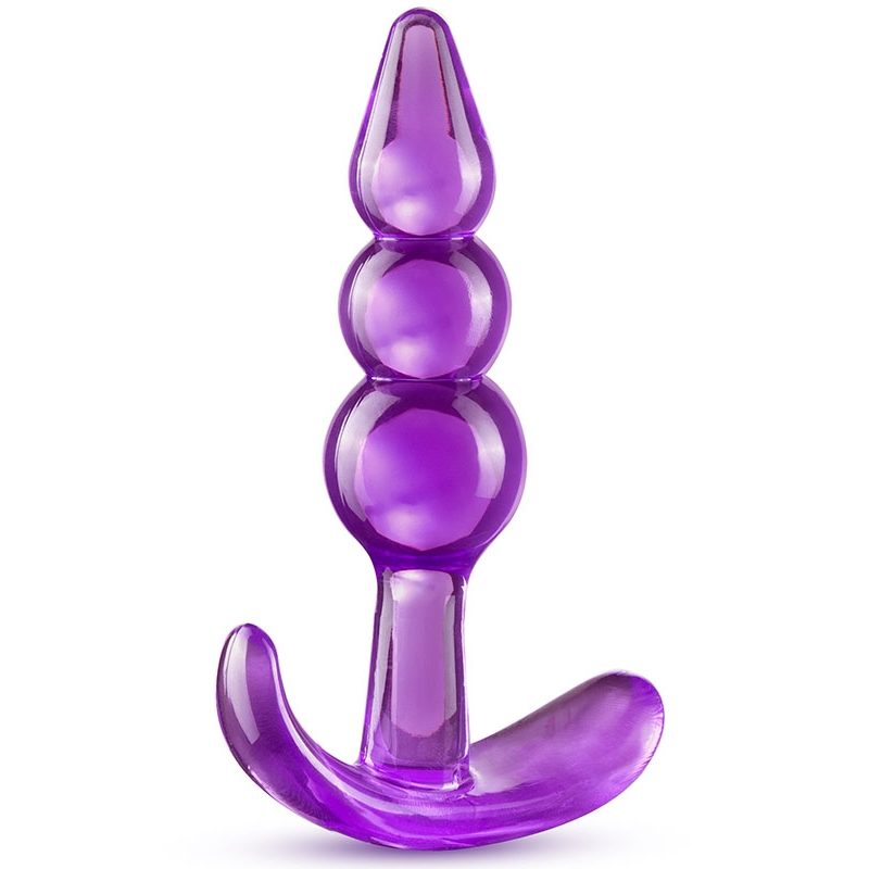 Boğumlu anal plug mor