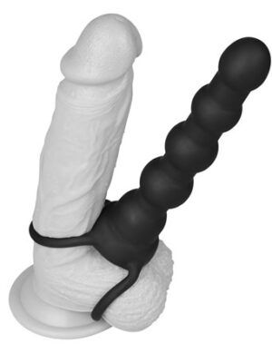 Çift Halkalı Titreşimli 14 cm Anal Plug